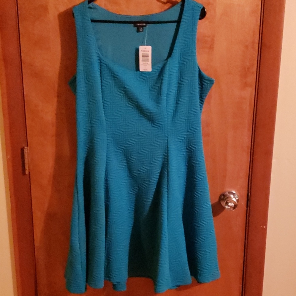 Teal torrid plus size dress